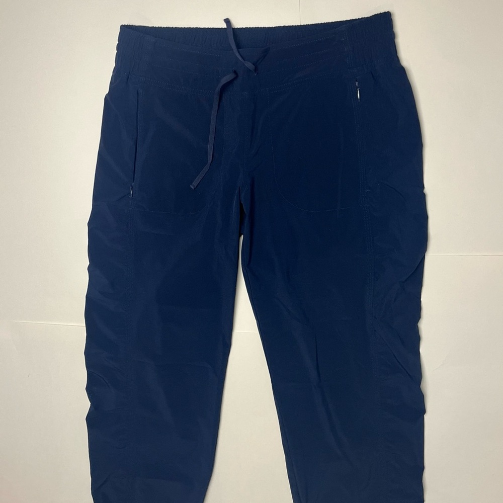 Athleta Navy Blue Capri Joggers Track Pants Sweatpants Women’s 8 - Picture 4 of 7
